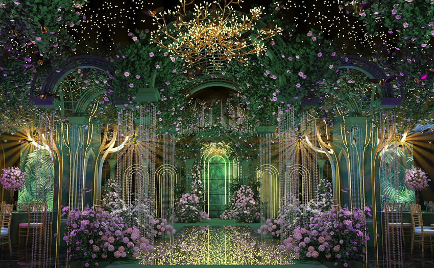 缙云奇妙森林婚礼堂效果展示